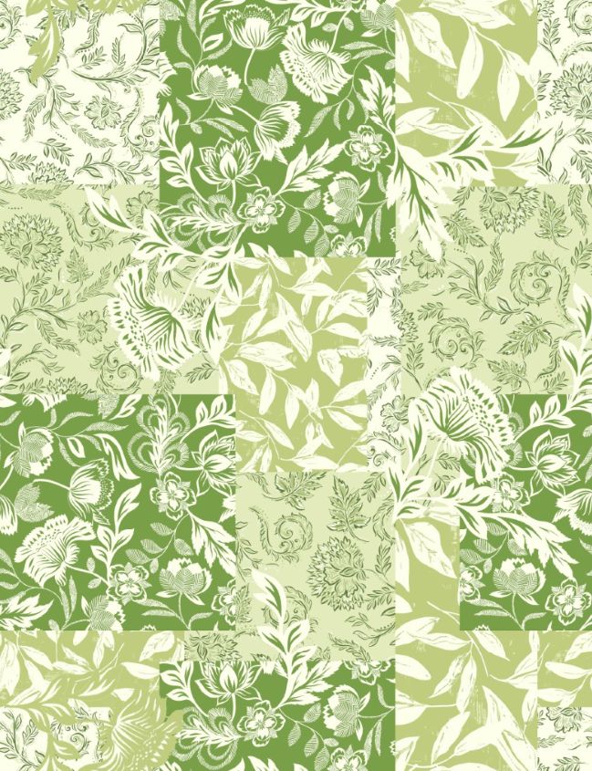 P250865-014DTP C3/GREEN MULTI EXCLUSIVE PRINTS
