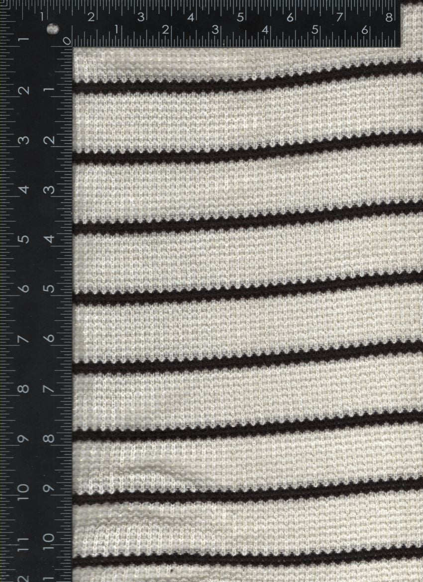 KNIT-2621 BROWNIVORY YARN DYE FABRICS