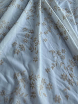F250313-005F IVORY/TAUPE FLOCKING