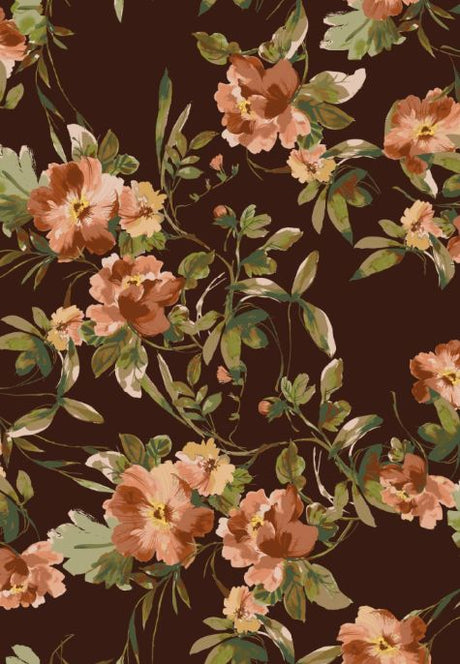 F250951-014DTP C7/BROWN/CORAL EXCLUSIVE PRINTS