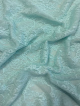 LACE-2566 AQUA MINT LACE