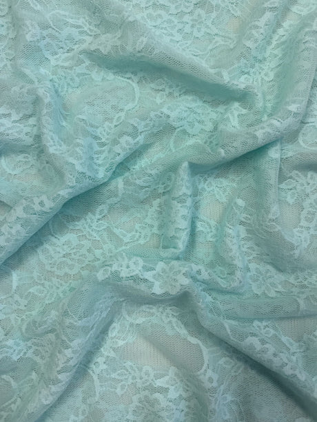 LACE-2566 AQUA MINT LACE
