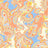 PH250029-014DTP C3/PEACH/BLUE EXCLUSIVE PRINTS