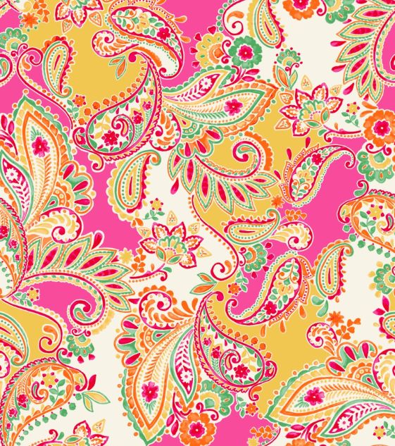 PH250029-014DTP C4/PINK/MUSTARD EXCLUSIVE PRINTS