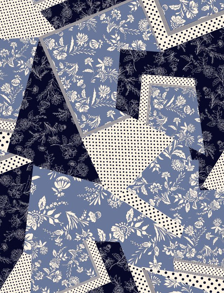 S250864-014DTP C1/BLUE MULTI EXCLUSIVE PRINTS