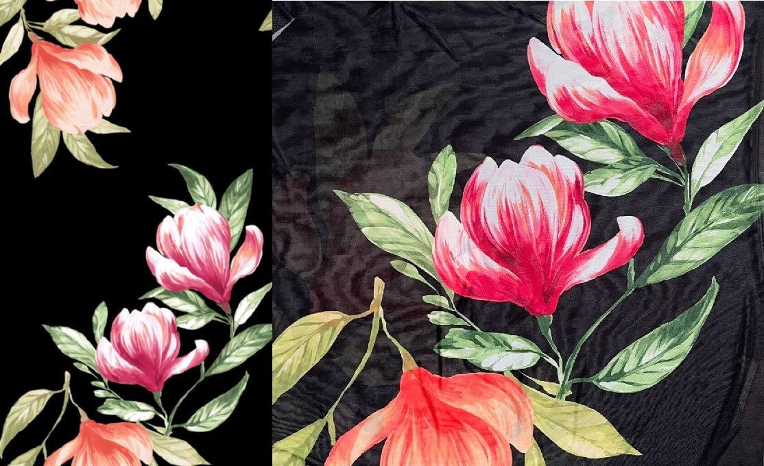 L250821-005DTP C3/BLK/CORAL EXCLUSIVE PRINTS