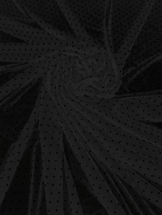 FLK-2582-005F BLACK/BLACK FLOCKING