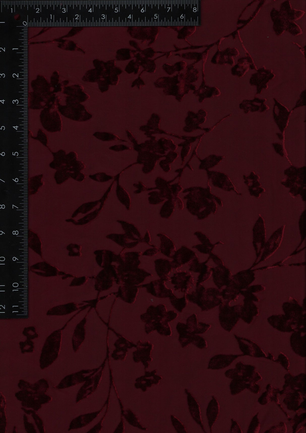 E260103B-060 BURGUNDY BURN OUT