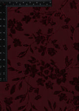 E260103B-060 BURGUNDY BURN OUT