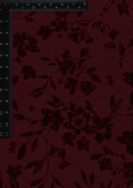 E260103B-060 BURGUNDY BURN OUT