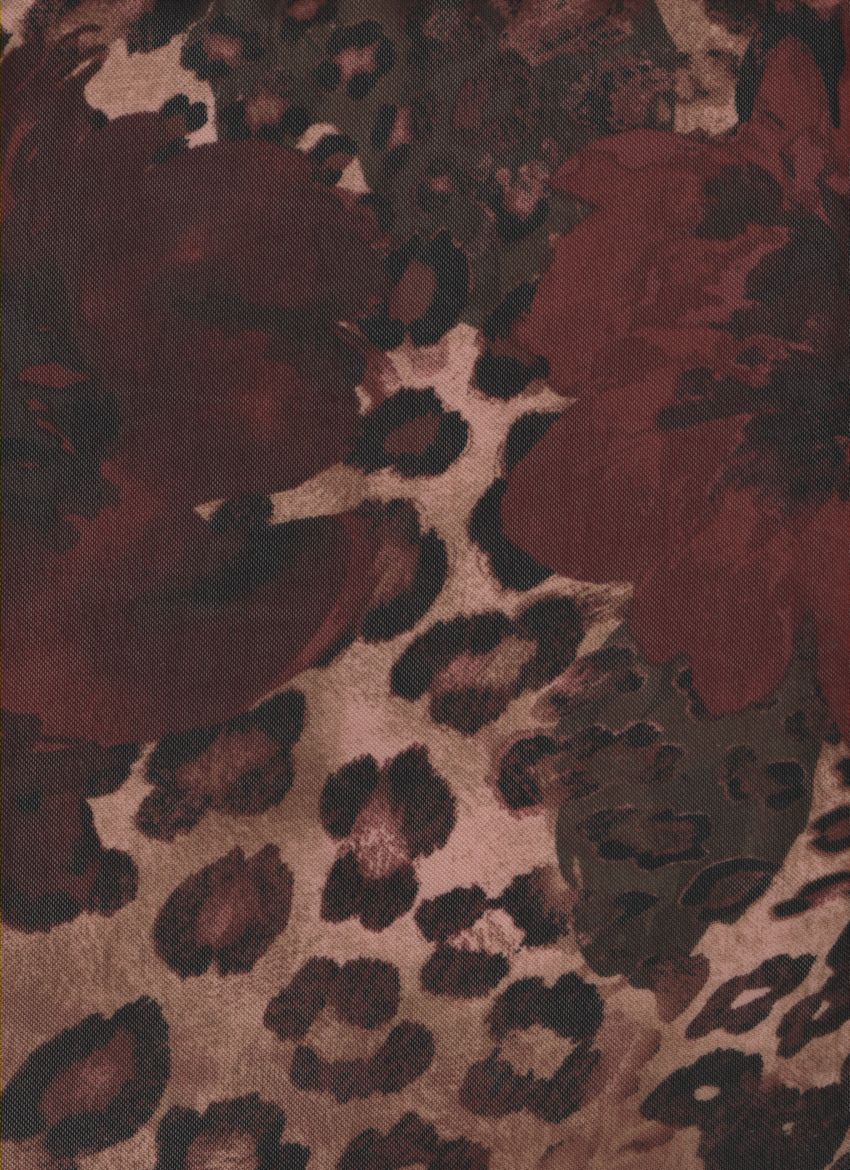 MESH66-F260238 W/T2/BROWN/RED PRINTS