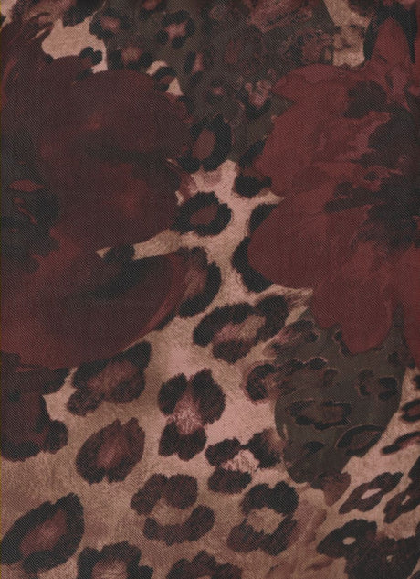 MESH66-F260238 W/T2/BROWN/RED PRINTS