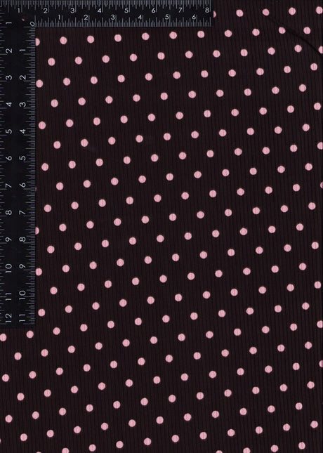 PRT-2583-026 BROWN/PINK PRINTS