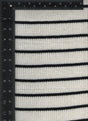 KNIT-2621 BLACK/IVORY YARN DYE FABRICS
