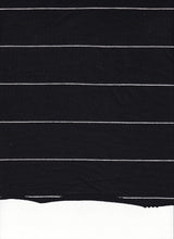 NOV-STP9545 BLACK/OFFWHITE YARN DYE FABRICS