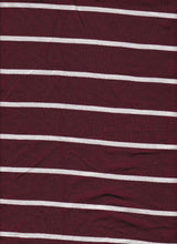 NOV-STP9557 WINE/OFFWHITE YARN DYE FABRICS