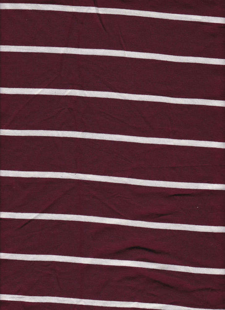 NOV-STP9557 WINE/OFFWHITE YARN DYE FABRICS