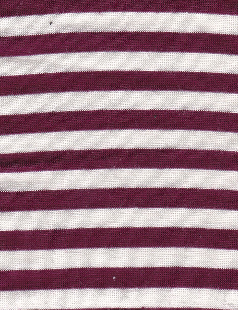 NOV-STP9551 WINE/IVORY YARN DYE FABRICS