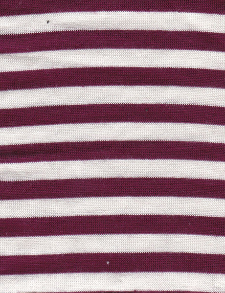 NOV-STP9551 WINE/IVORY YARN DYE FABRICS