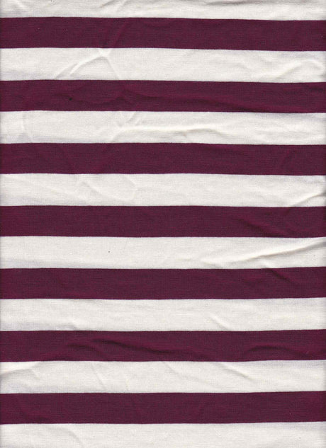 NOV-STP9554 WINE/OFFWHITE YARN DYE FABRICS