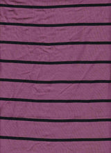 NOV-STP9557 MAUVE/BLACK YARN DYE FABRICS